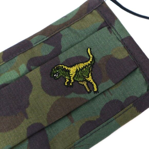 NIP Coach REXY Dinosaur Adjustable Mask Camo - Picture 1 of 8